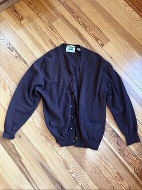 Vintage Weymouth Hunt Lambswool cardigan size L